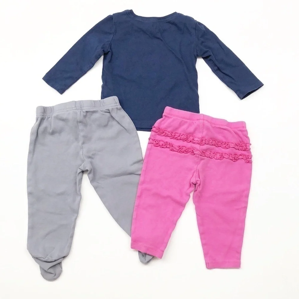 Carter's Super Sister baby girls top + leggings set